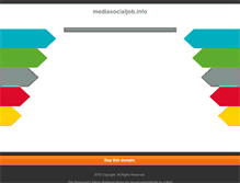 Tablet Screenshot of mediasocialjob.info